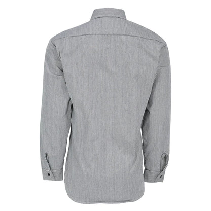 Big Bill Long-Sleeve Hickory Shirt with Half-Zip