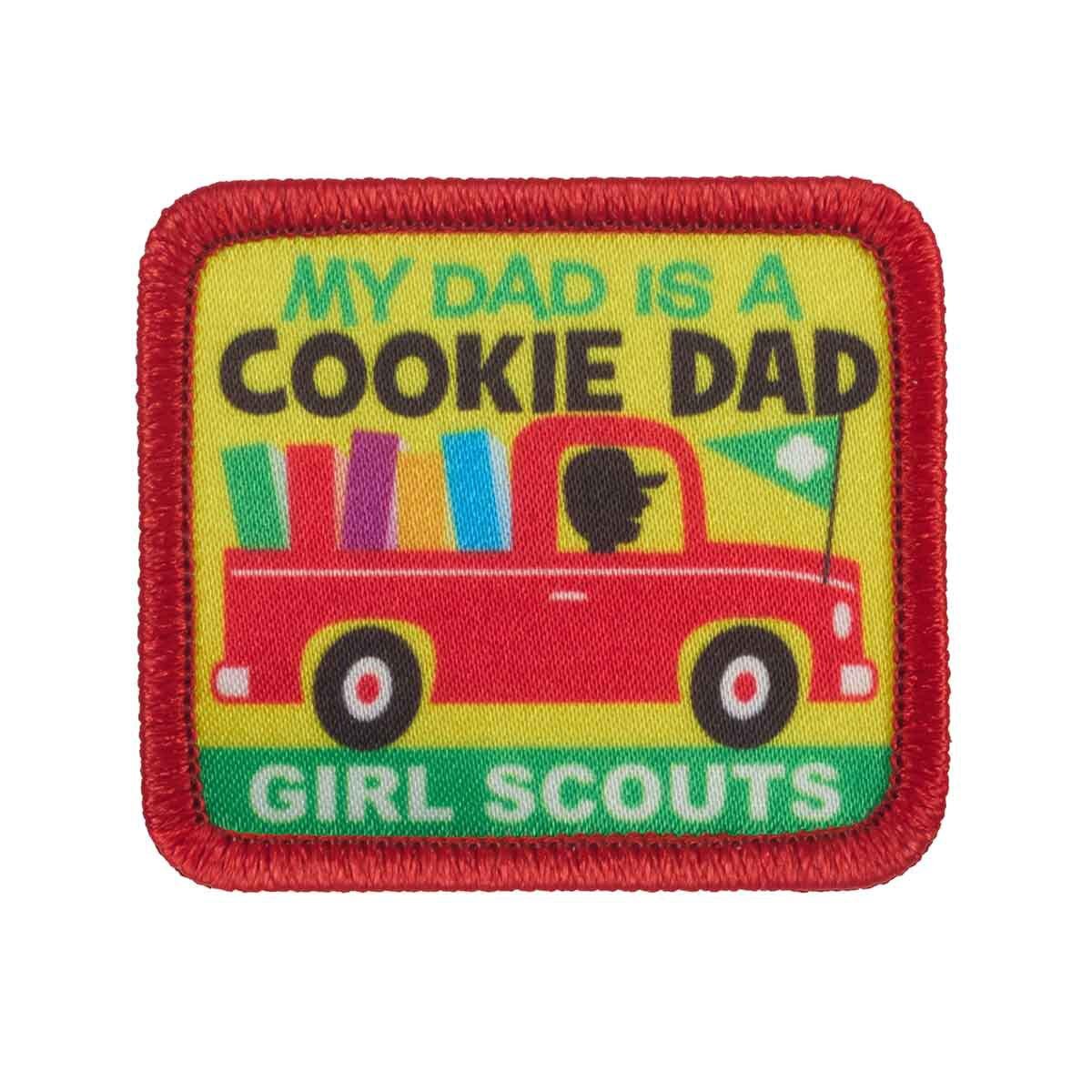 Girl Scout My Dad Is A Cookie Dad Sew-On Patch