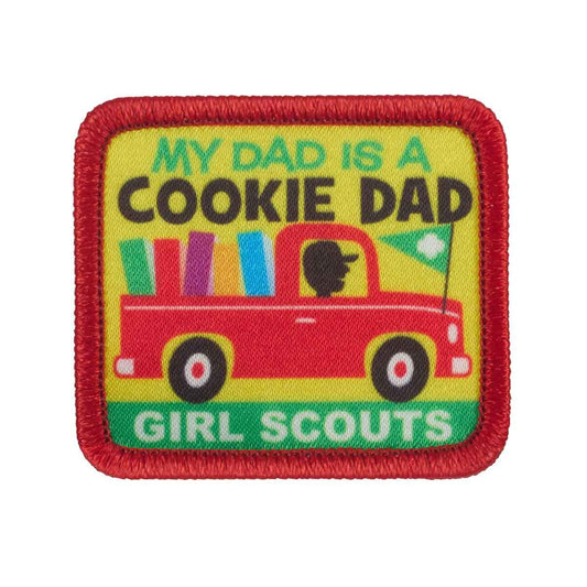 Girl Scout My Dad Is A Cookie Dad Sew-On Patch