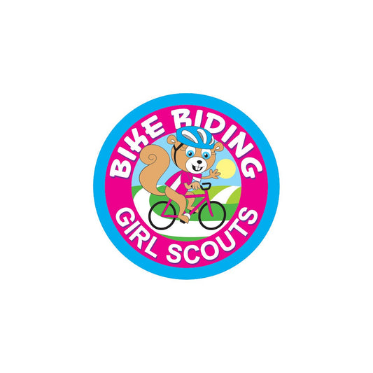 Girl Scouts Bike Riding Sew-On Patch