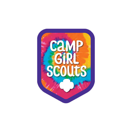 Girl Scouts Camp Girl Scouts Tie Dye Sew-On Patch - 18380