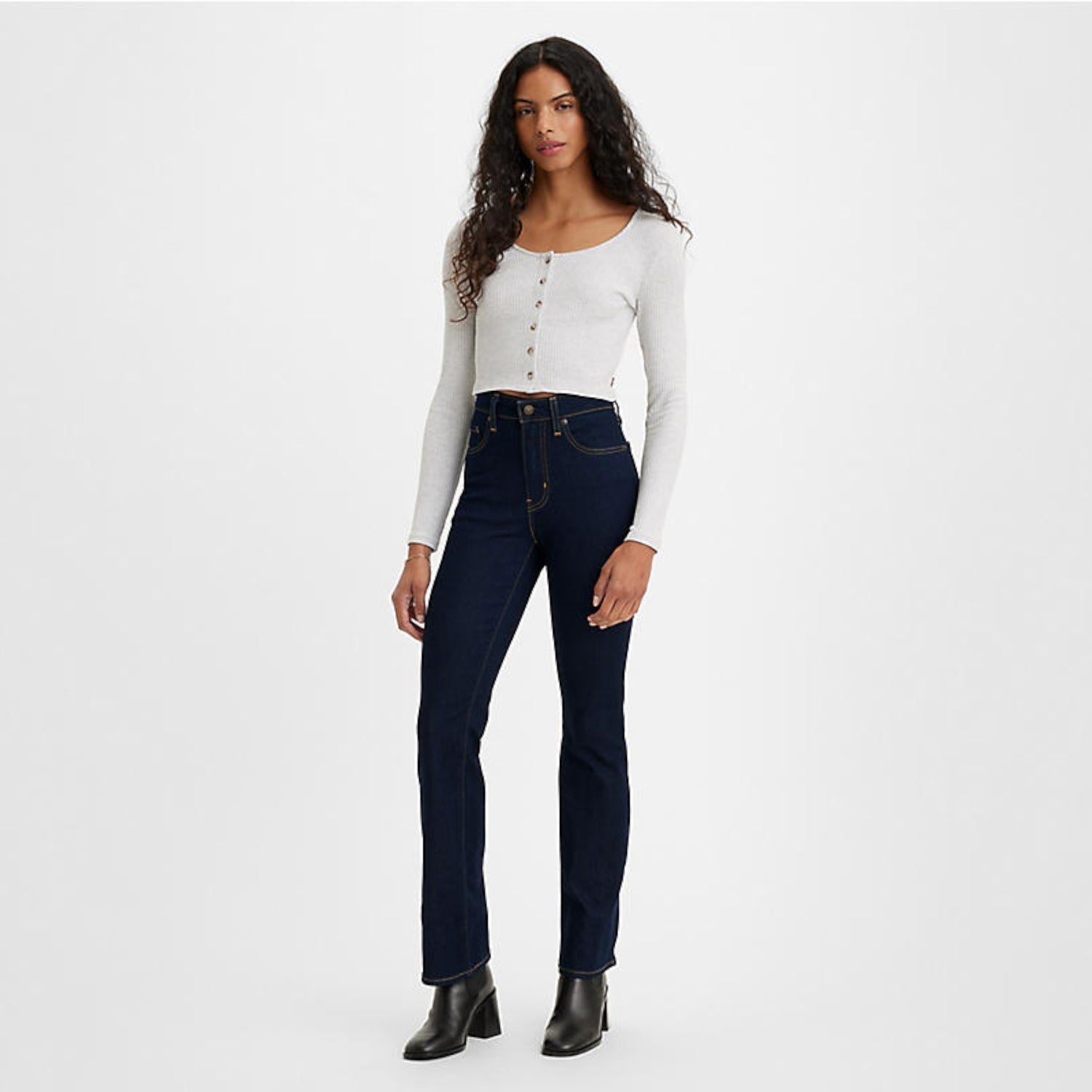 Levi's 725 High Rise Women's Bootcut Jeans - Cast Shadows - Basics Clothing Store