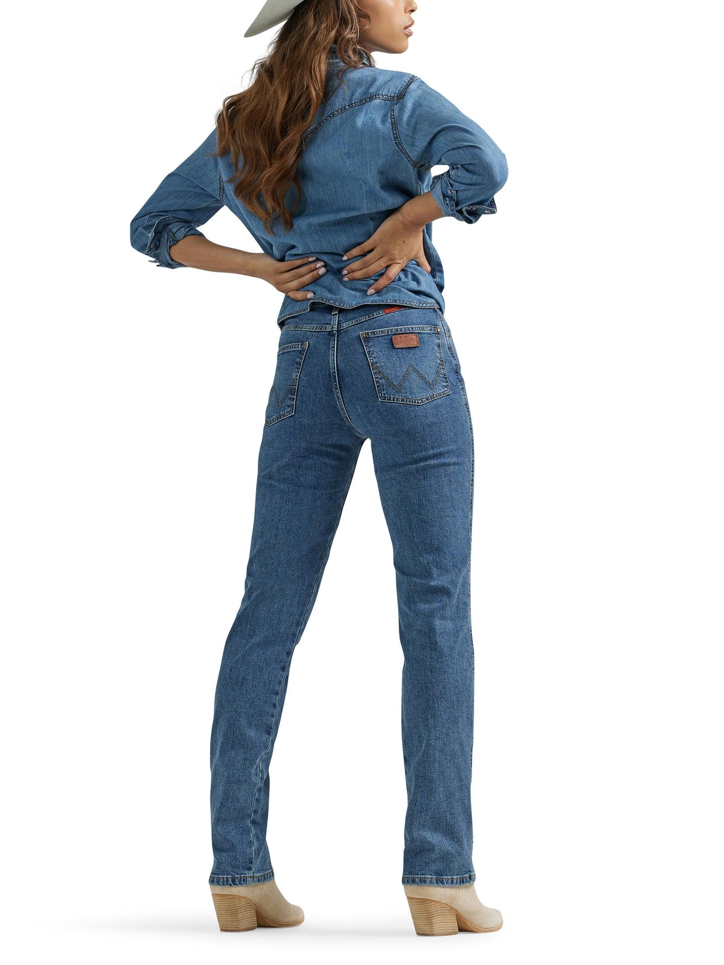 Wrangler® Women's Cowboy Cut® Slim Fit Stretch Jean - Stonewash