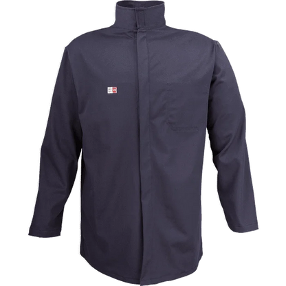 Big Bill Flame Resistant Unlined Welder's Work Coat -Navy - 191US9
