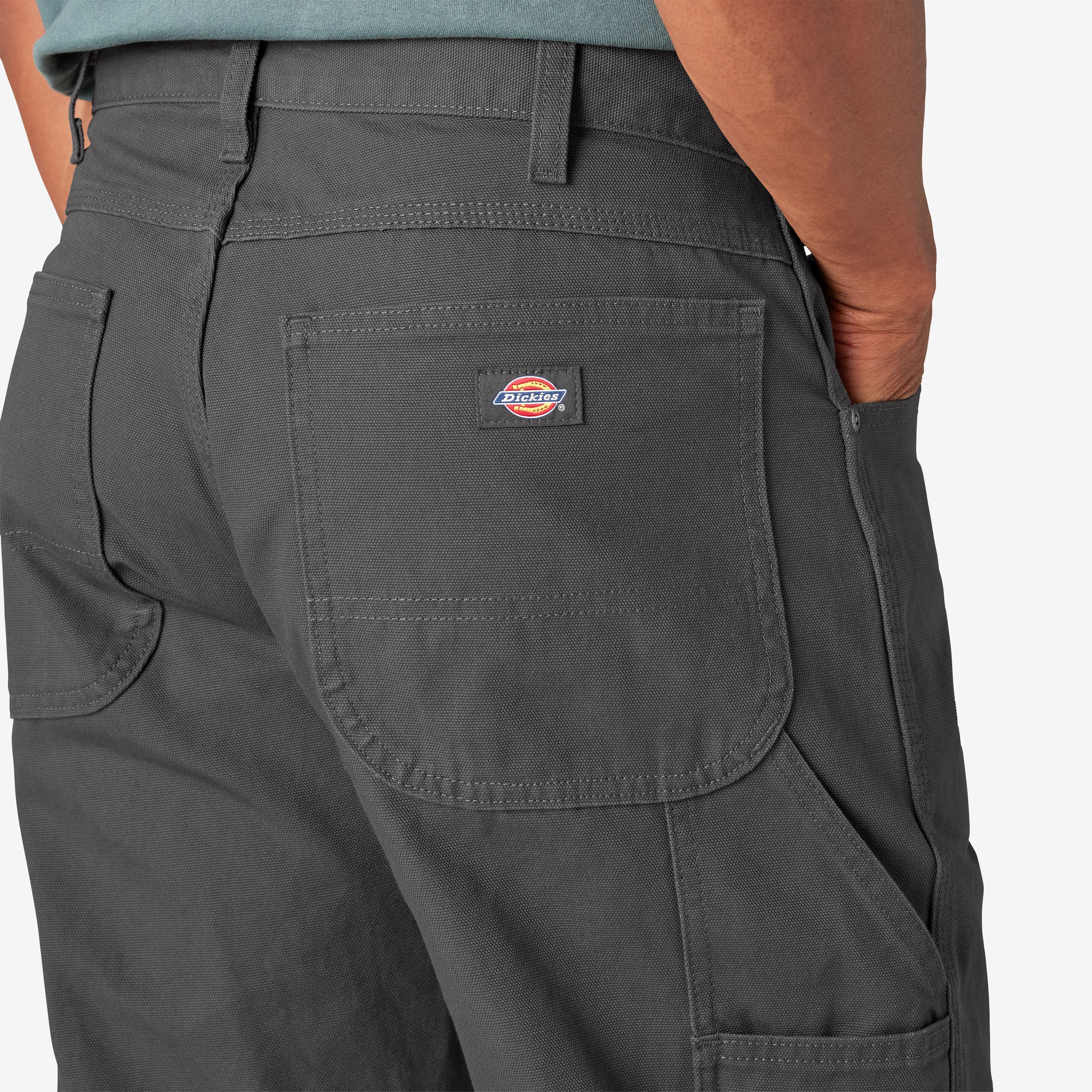 Dickies Relaxed Fit Heavyweight Duck Carpenter Pants - Rinsed