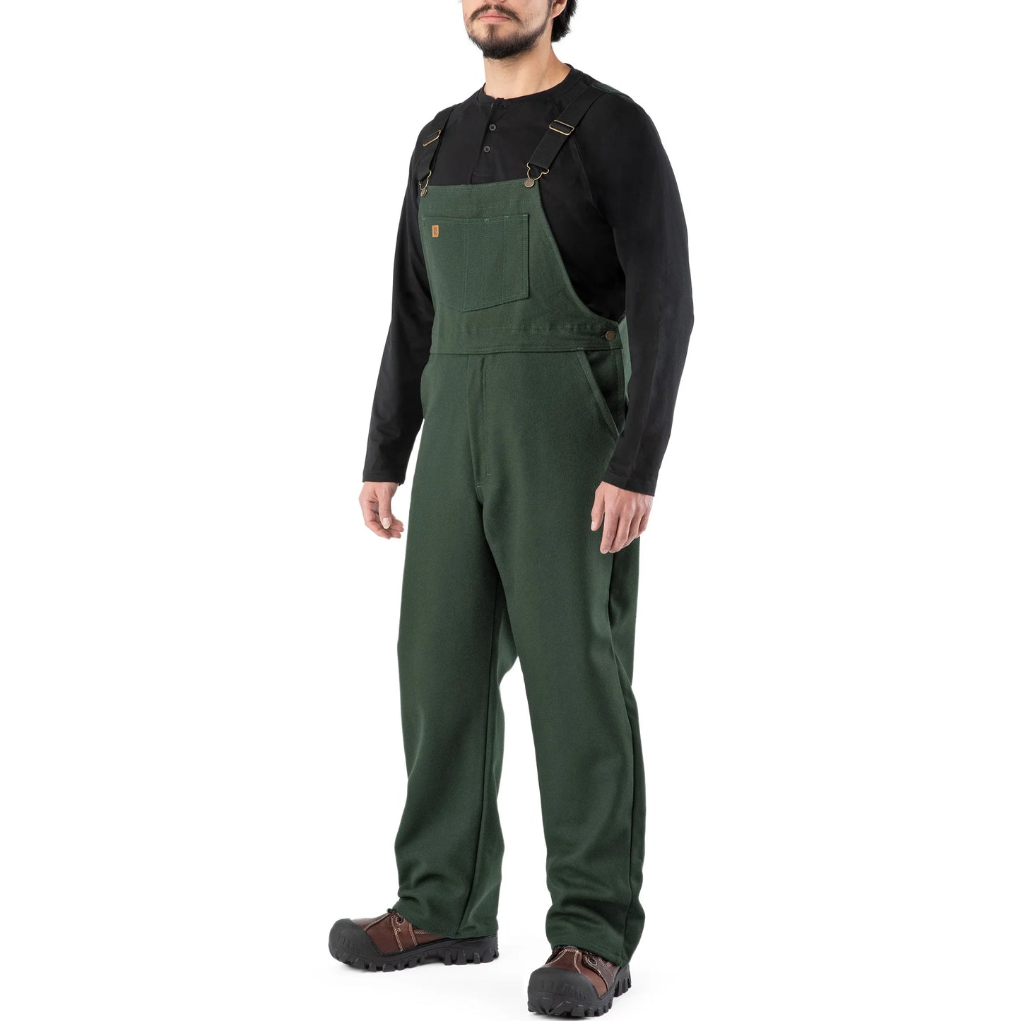 Big Bill Wool Bib -Green -194 - Basics Clothing Store