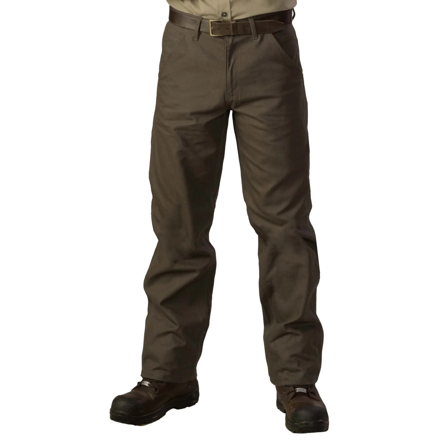Big Bill Basketweave Flame Resistant Utility Jeans -Green -1981BW8