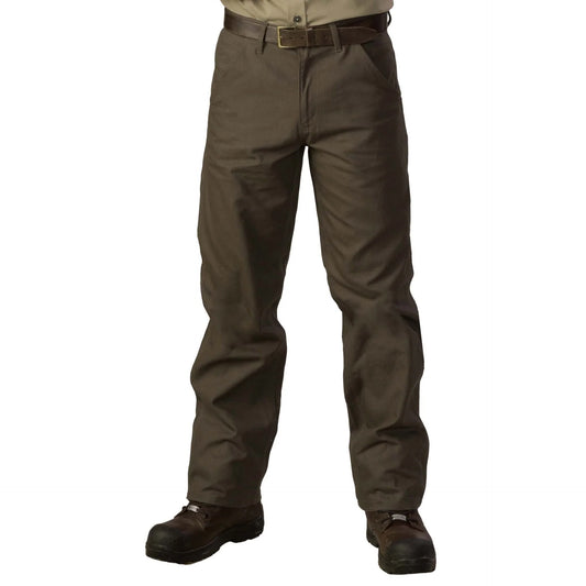 Big Bill Basketweave Flame Resistant Utility Jeans -Green -1981BW8