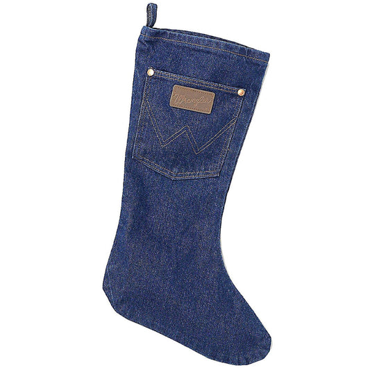 Custom Embroidered Wrangler Denim Christmas Stocking - Prewashed