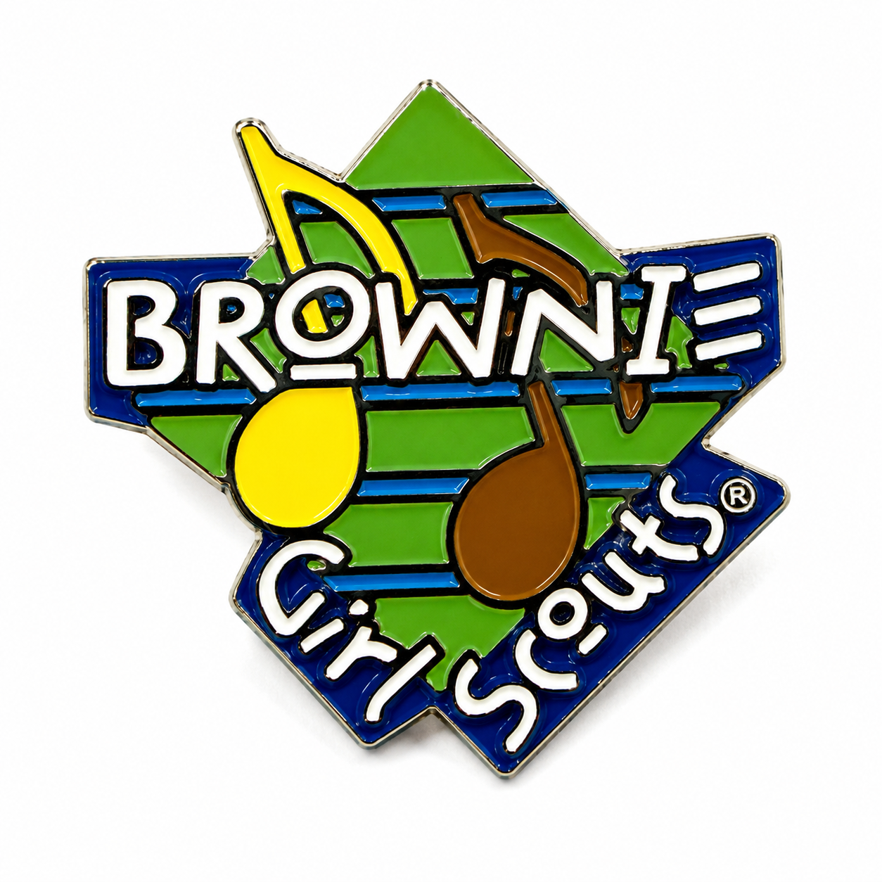 Brownie Girl Scouts Pin - Discontinued