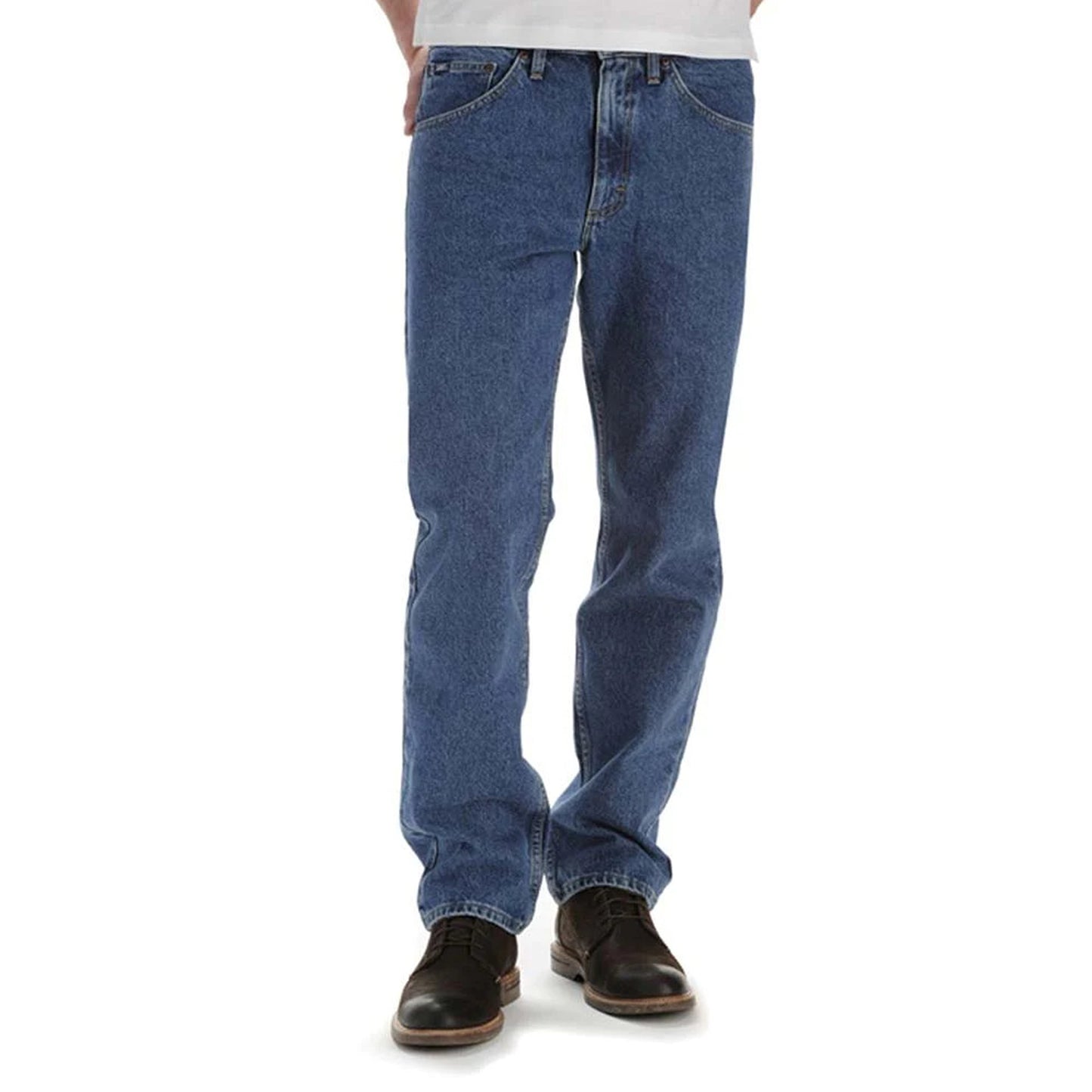 Lee Men's Regular Fit Straight Leg Jeans, Steel, 29 x 32, Clearance