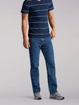 Lee Men's 100% Cotton Regular Fit Straight Leg Jean, Steel
