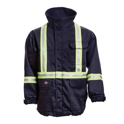 Big Bill  Flame Resistant Softshell Jacket with Reflective Tape - Navy -2015TL