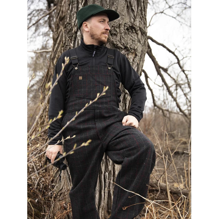 Big Bill 100% Wool Woodman's Bib -Charcoal -190 - Basics Clothing Store