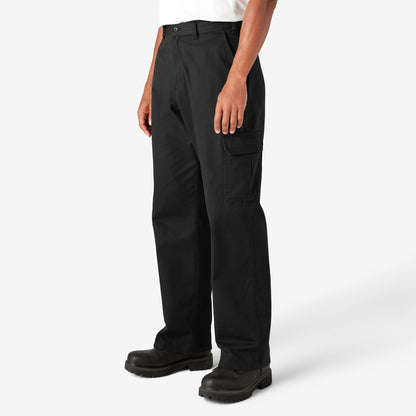 Dickies Loose Fit Cargo Pants - Rinsed Black