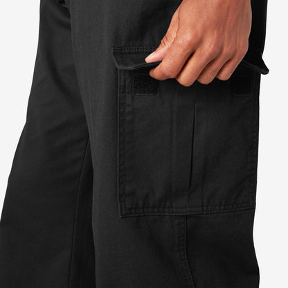 Dickies Loose Fit Cargo Pants - Rinsed Black