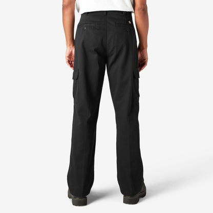 Dickies Loose Fit Cargo Pants - Rinsed Black