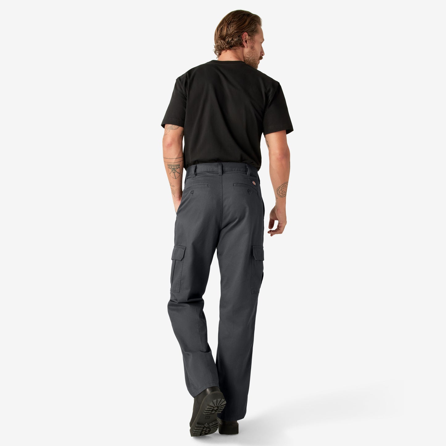 Dickies Loose Fit Cargo Pants - Rinsed Charcoal Gray