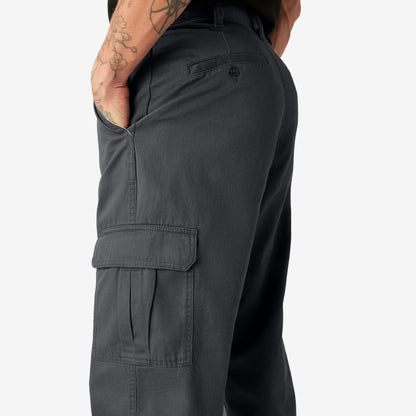 Dickies Loose Fit Cargo Pants - Rinsed Charcoal Gray