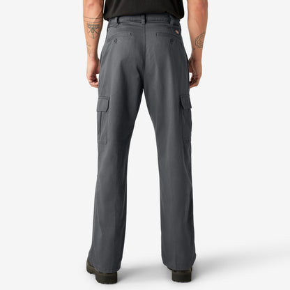 Dickies Loose Fit Cargo Pants - Rinsed Charcoal Gray