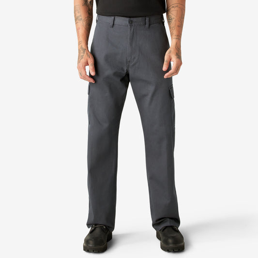 Dickies Loose Fit Cargo Pants - Rinsed Charcoal Gray