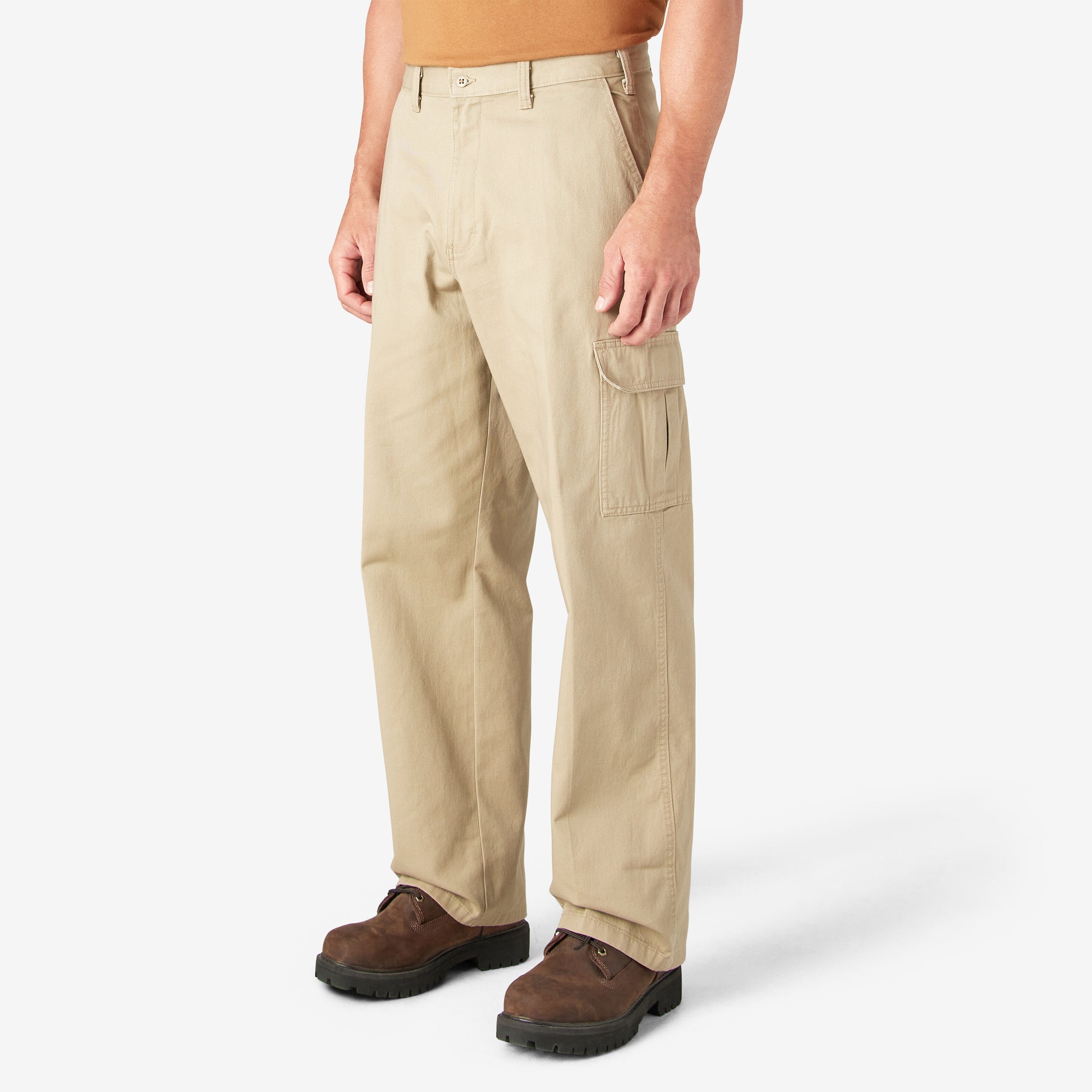 Dickies Loose Fit Cargo Pants Rinsed Khaki – Basics Clothing Store
