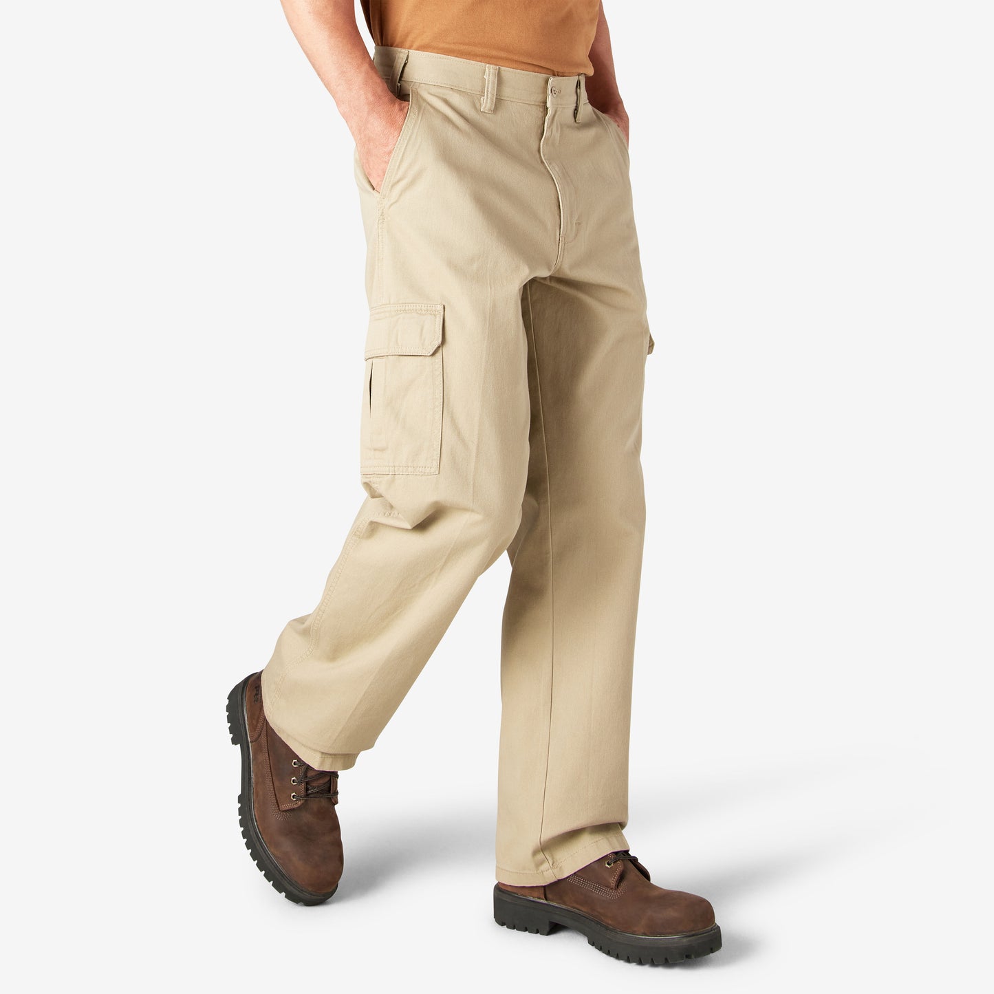 Dickies Loose Fit Cargo Pants - Rinsed Khaki