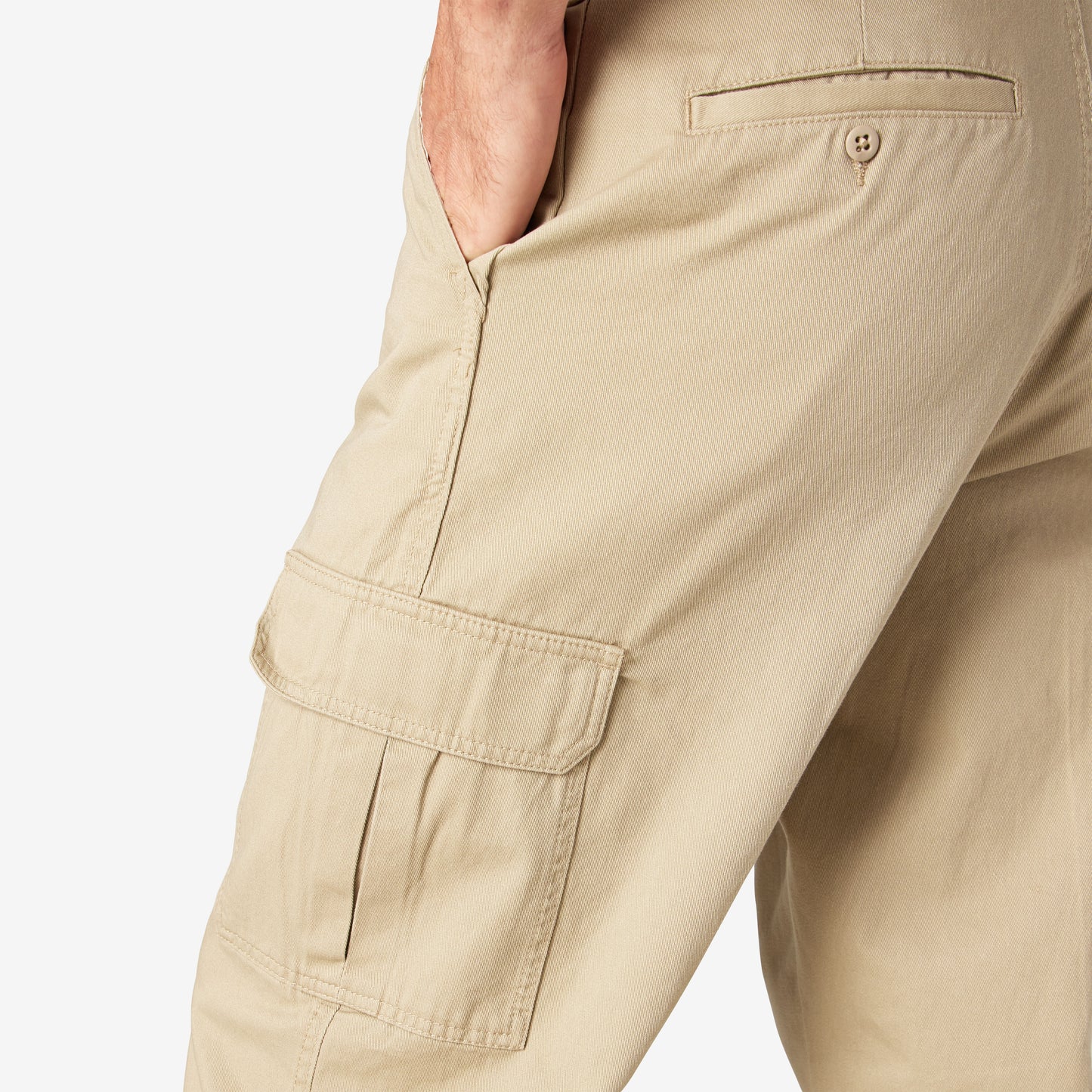 Dickies Loose Fit Cargo Pants - Rinsed Khaki