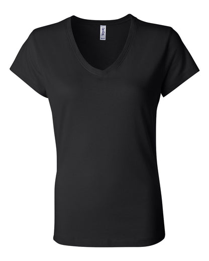 BELLA + CANVAS Women’s Jersey V-Neck Tee