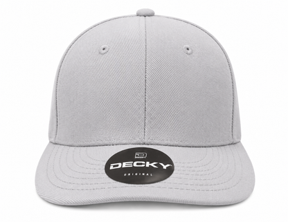 Decky 6 Panel Mid Profile Structured Acrylic/Polyester Cap #207