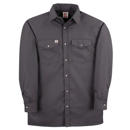 Big Bill Premium Long-Sleeve Snap Front Work Shirt