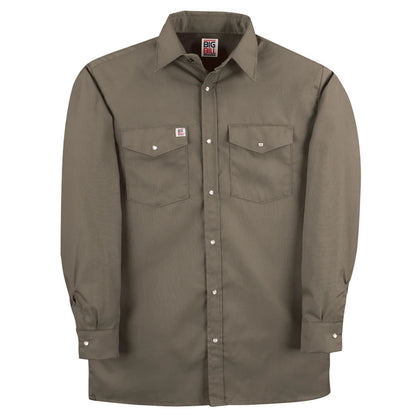 Big Bill Premium Long-Sleeve Snap Front Work Shirt