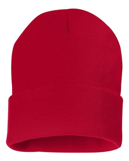 Sportsman - 12" Solid Cuffed Beanie - SP12