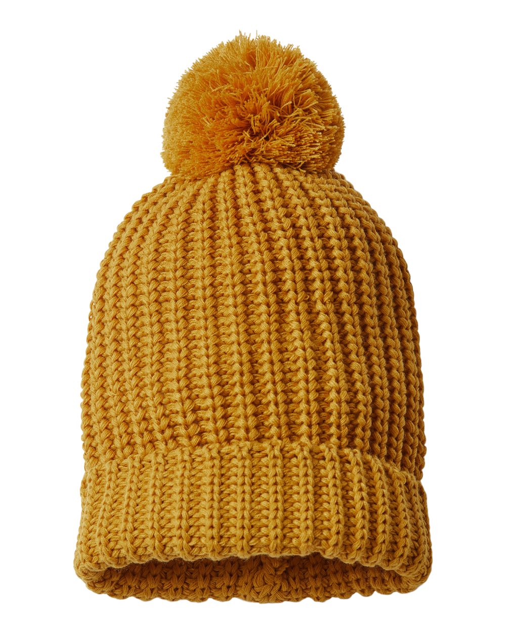 Richardson - Chunky Cable with Cuff & Pom Beanie - 143R