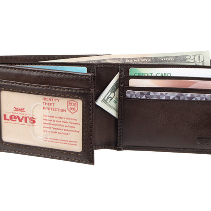 Levi's® Men's RFID Moore Traveler Wallet