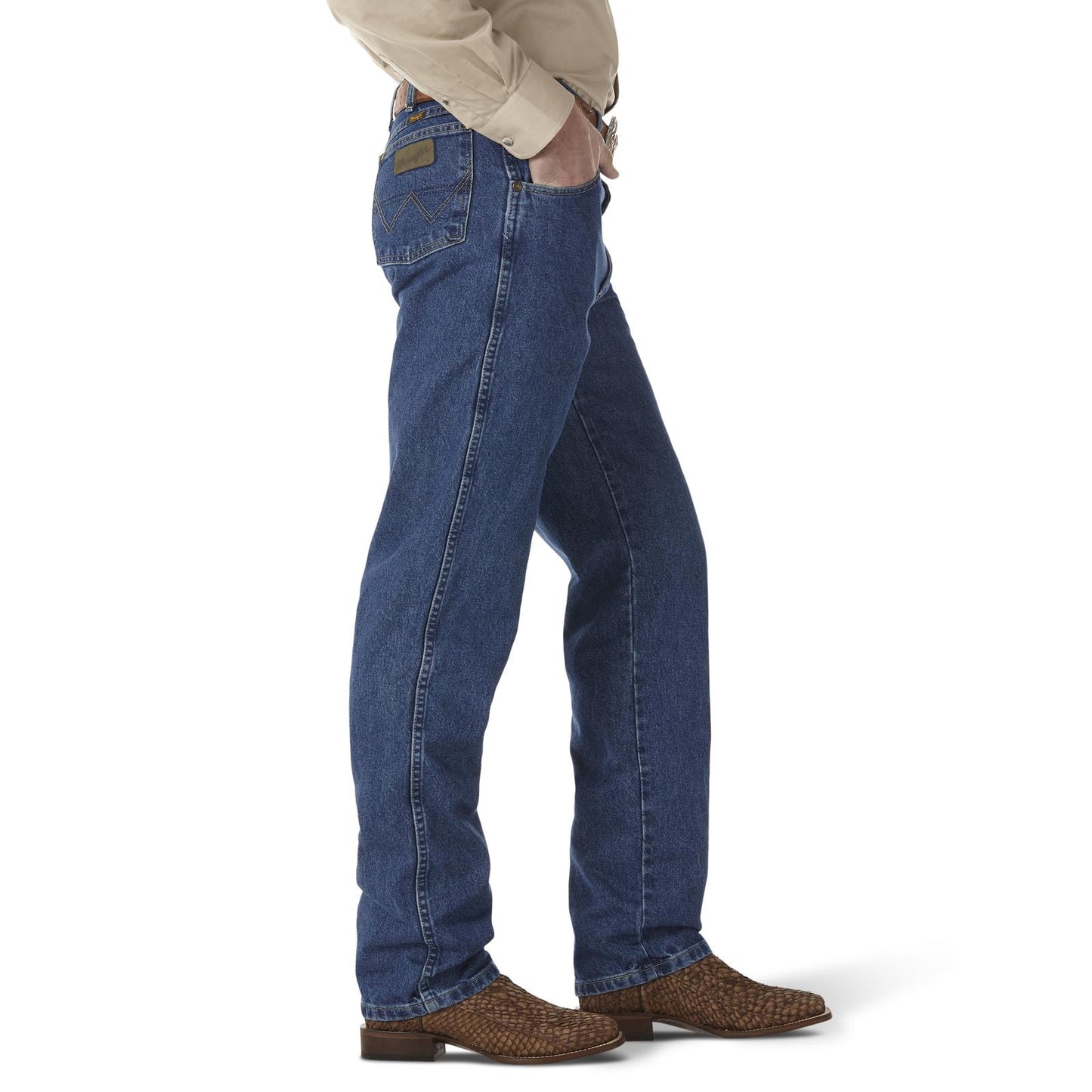 Wrangler® George Strait Cowboy Cut® Men's Jeans - Relaxed Fit - Heavyweight Stone Denim