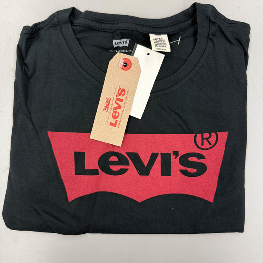 Levi's Classic Batwing Logo T-Shirt, Clearance (X-Small, Black)