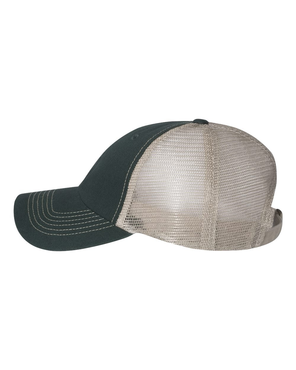 Sportsman - Contrast-Stitch Mesh-Back Cap - 3100