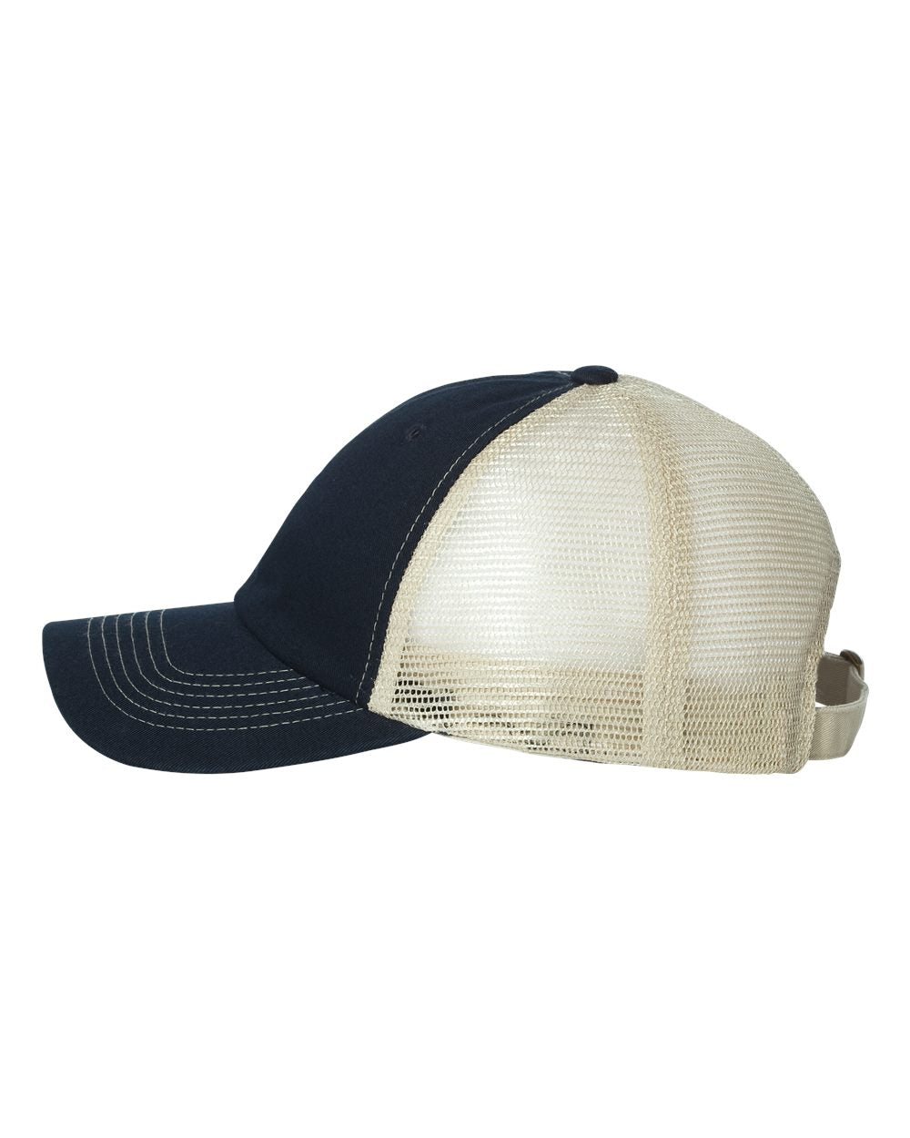 Sportsman - Contrast-Stitch Mesh-Back Cap - 3100