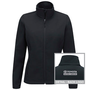 Toyota® Material Handling Women's Deluxe Soft Shell Jacket -Black