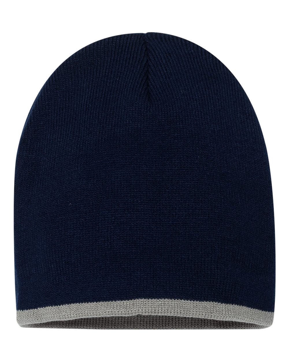 Sportsman - 8" Bottom-Striped Beanie - SP09