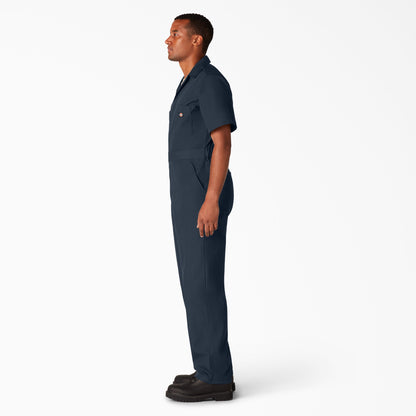 Dickies Short Sleeve Coveralls - Dark Navy