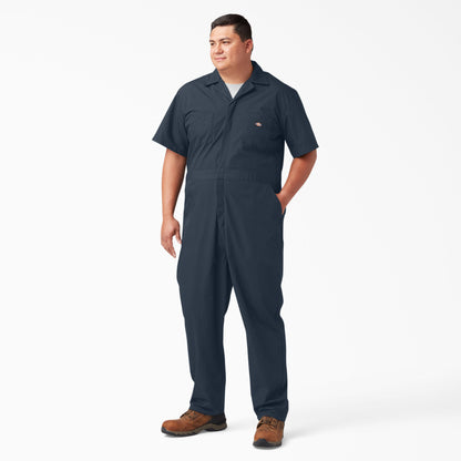 Dickies Short Sleeve Coveralls - Dark Navy