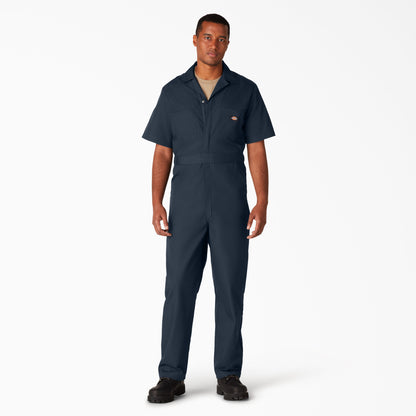 Dickies Short Sleeve Coveralls - Dark Navy