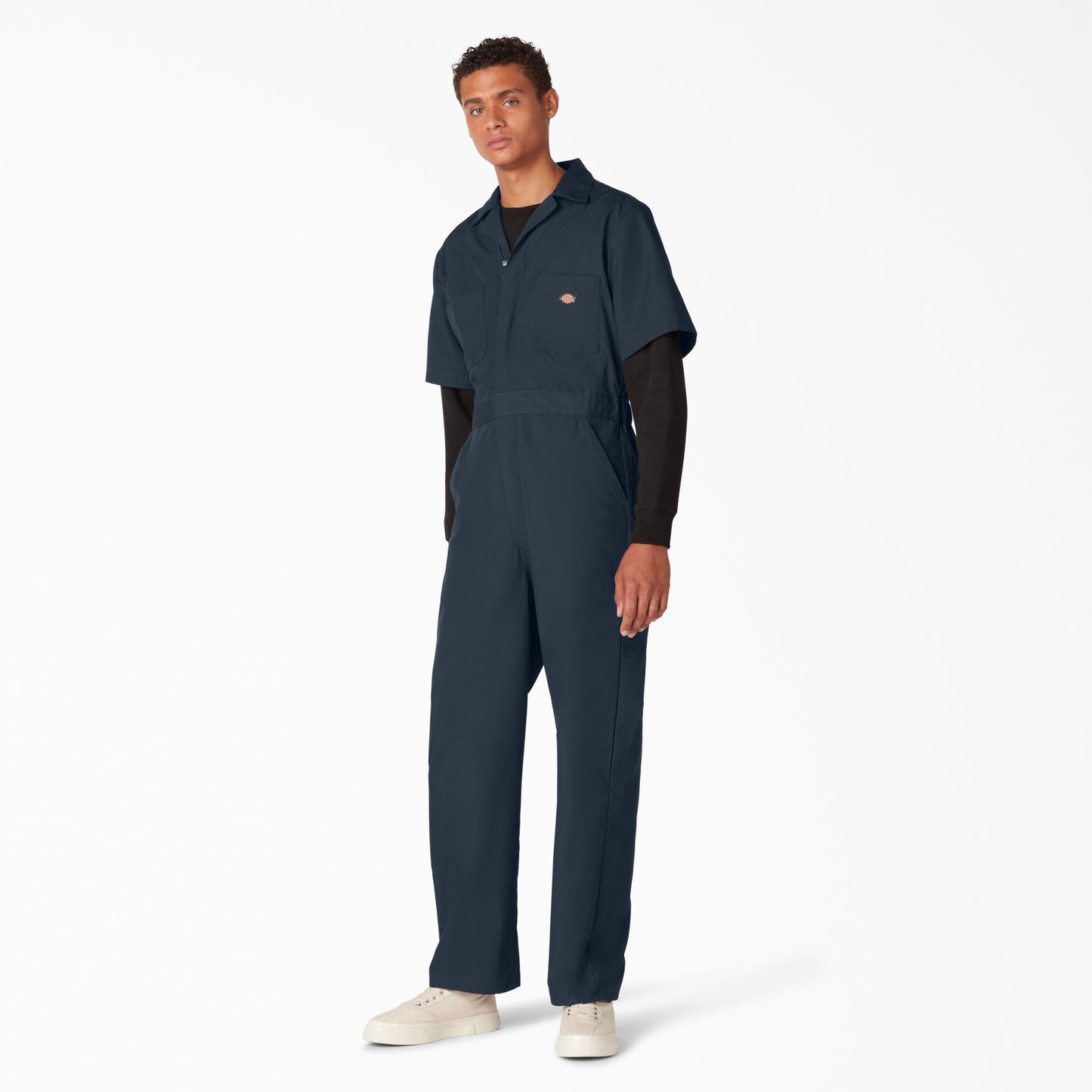 Dickies Short Sleeve Coveralls - Dark Navy