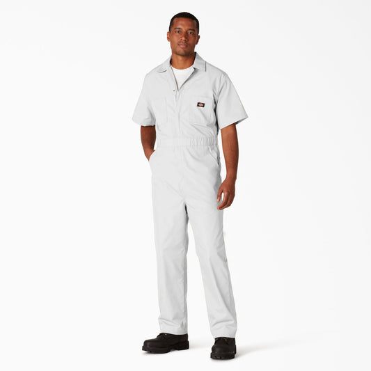 Dickies Short Sleeve Coveralls - White