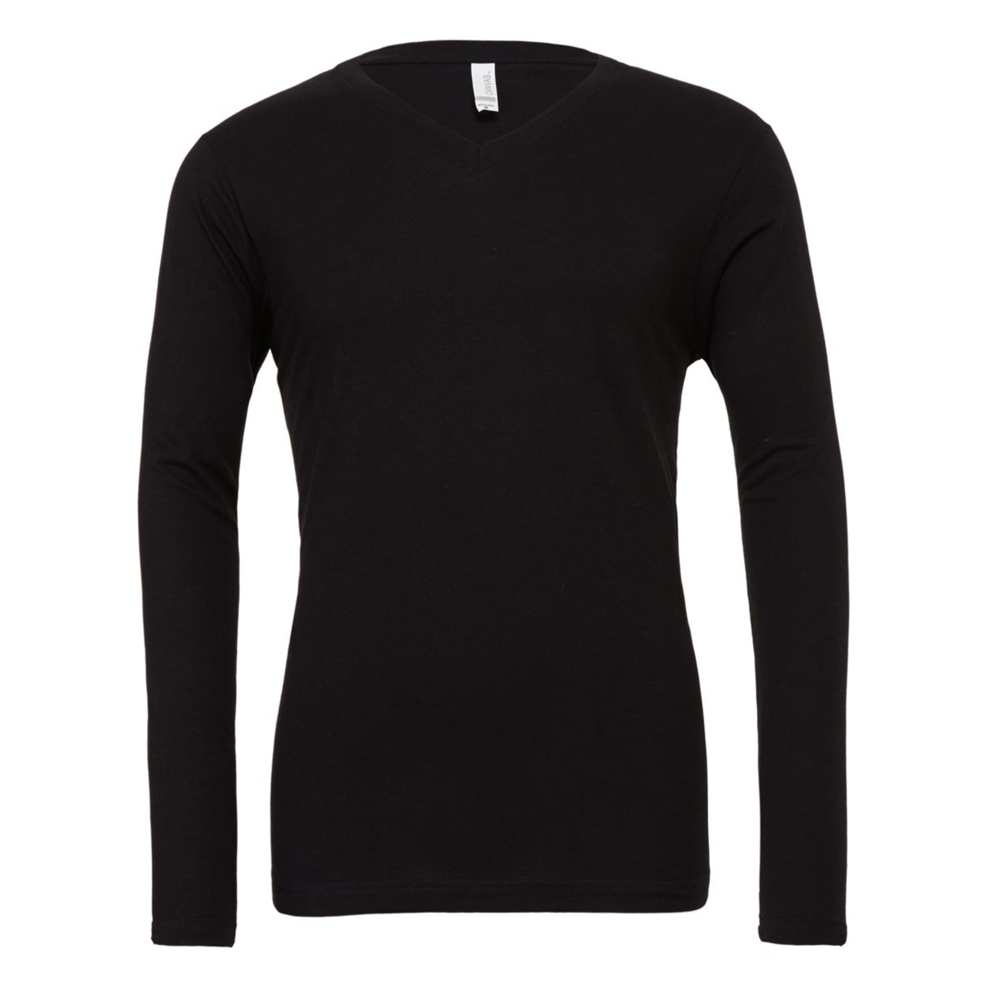 BELLA + CANVAS Unisex Long Sleeve V-Neck Tee - Basics Clothing Store