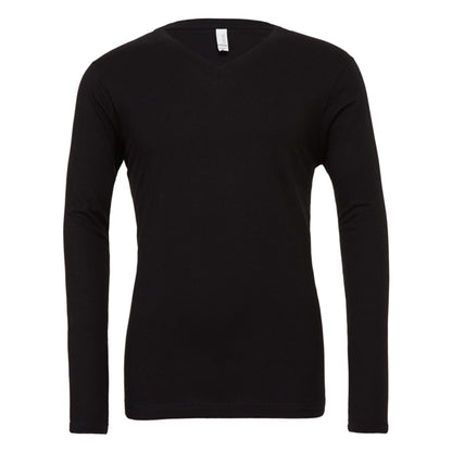 BELLA + CANVAS Unisex Long Sleeve V-Neck Tee - Basics Clothing Store