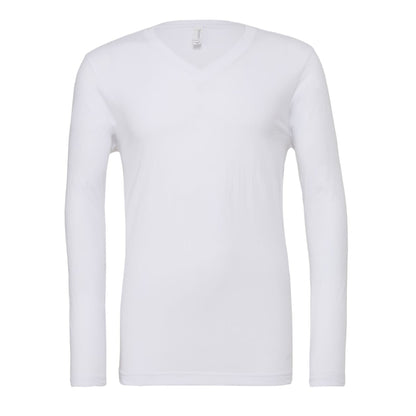 BELLA + CANVAS Unisex Long Sleeve V-Neck Tee - Basics Clothing Store
