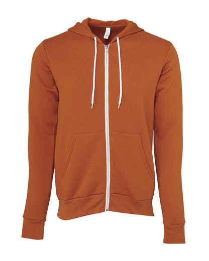 BELLA + CANVAS Sponge Fleece Full-Zip Hoodie